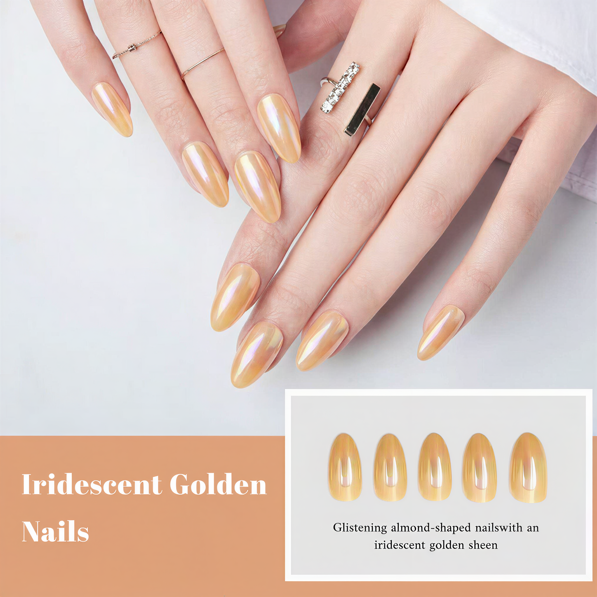 24-Pack Retro False Nails: Polka Dot, Butterfly, Leopard & Floral Designs